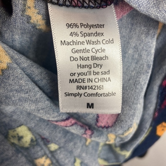 LuLaRoe Geometric Print Extra Long Randy - Picture 6 of 6